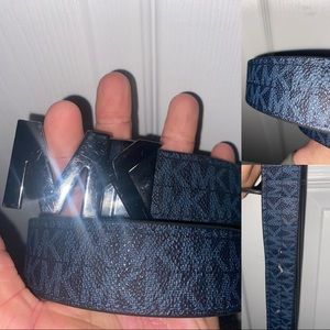 Michael Kors Navy mens belt